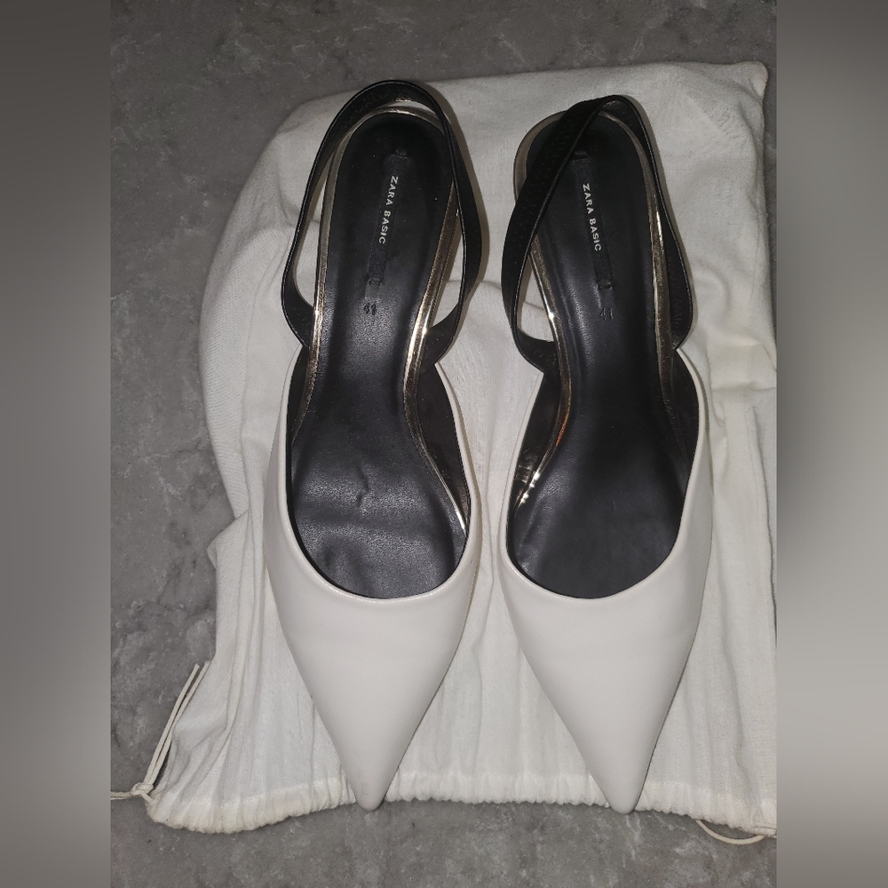 Zara Kitten Heels (gently used)